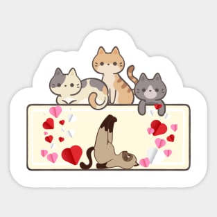 cats for life Sticker